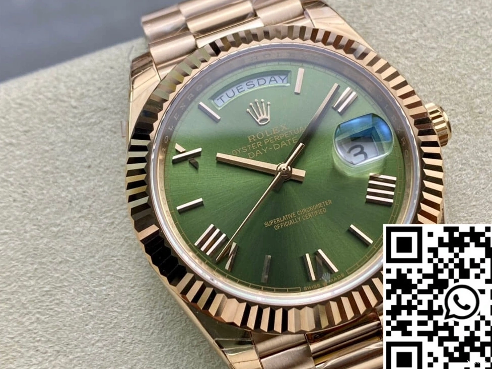 Factory 228235 40mm EW Date Rolex Dial Green Day 0725